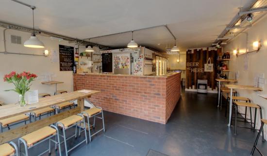 Inside Hereford Beer House