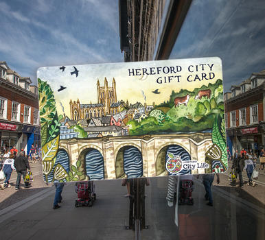 Hereford businesses sign up to city gift card programme
