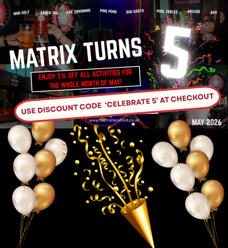 Matrix Hereford 5% Discount Offer