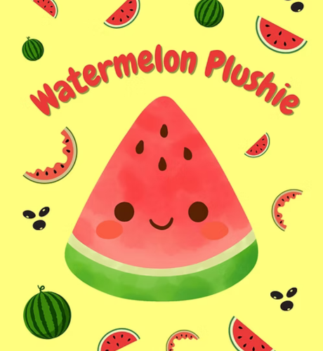 Watermelon Plushie
