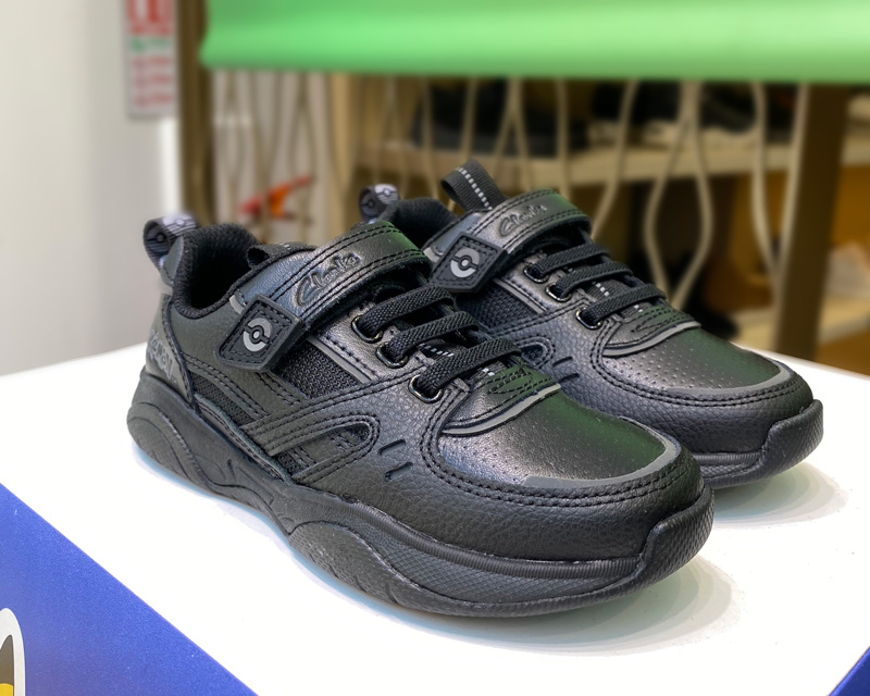 Black Pok&eacute;mon shoes from Clarks