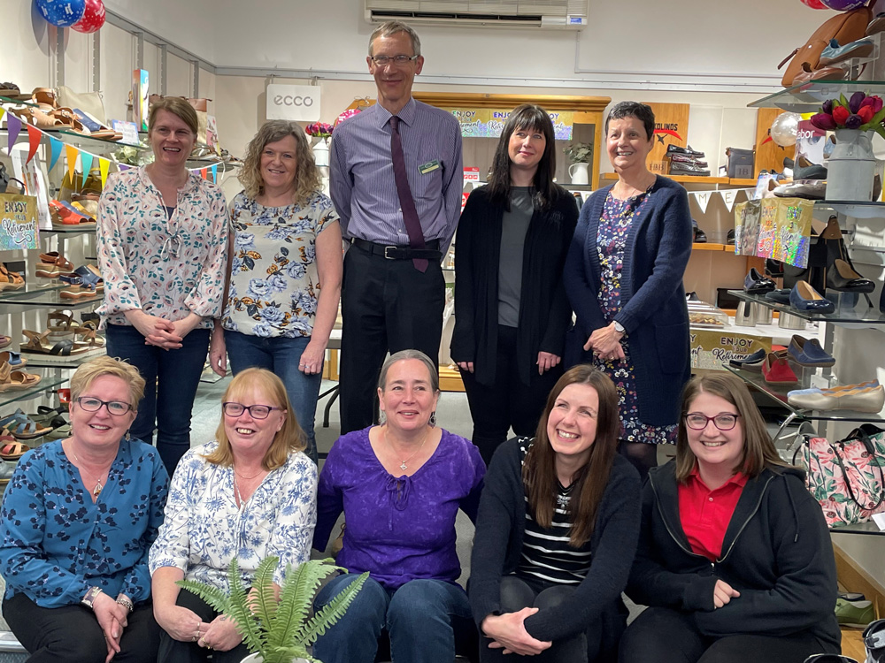 Nick King with Robin Elt Hereford Team Members